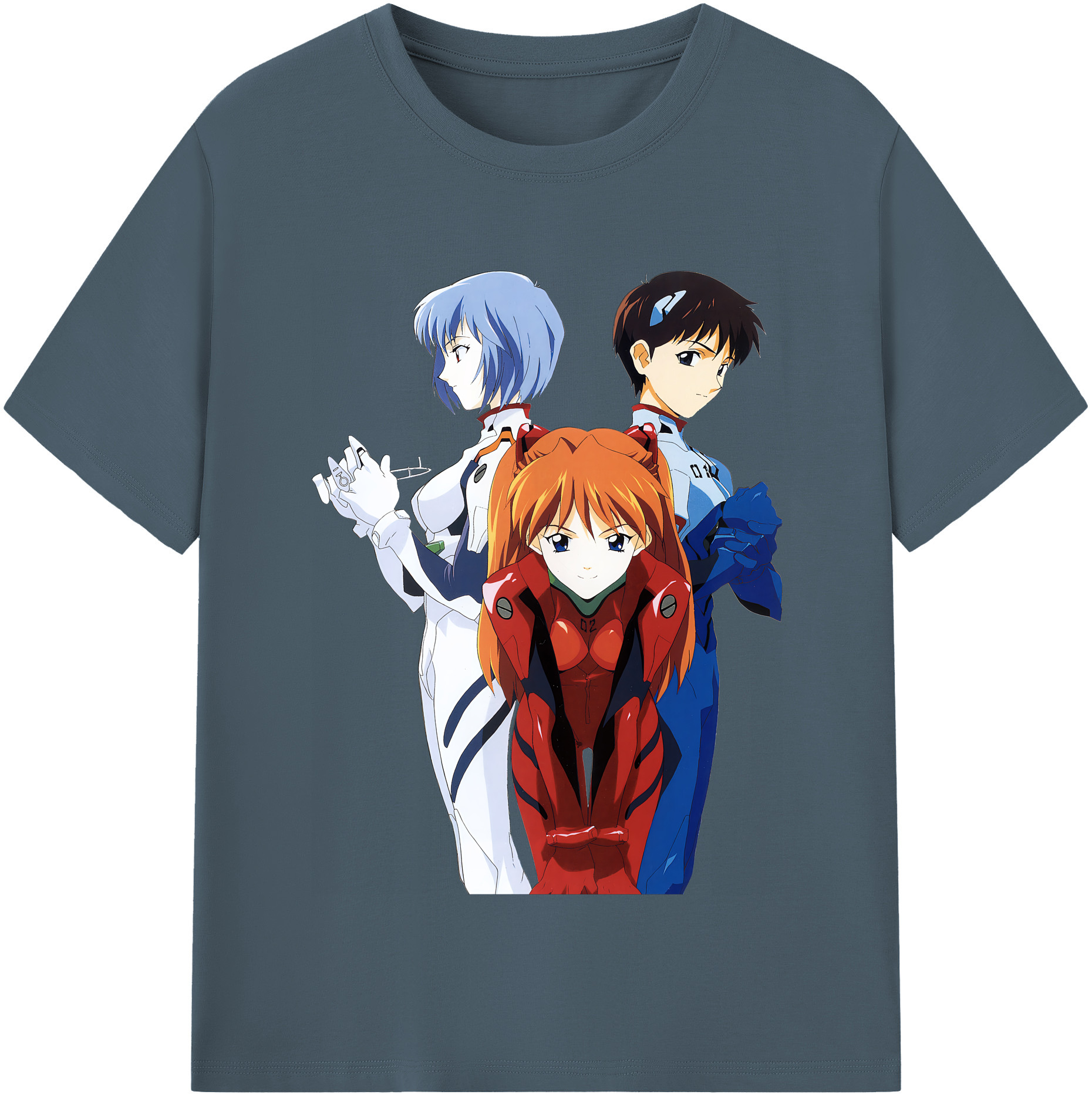 （画像用） EVA 新世紀エヴァンゲリオン 綿100％半袖Tシャツ（フロントプリント）